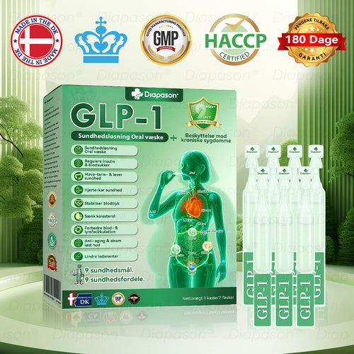 Officiel Butik | Diapason® GLP-1 9 I 1 Sundhedsløsning Oral Væske 🌿 Formel til beskyttelse mod kronisk sygdom ☀️