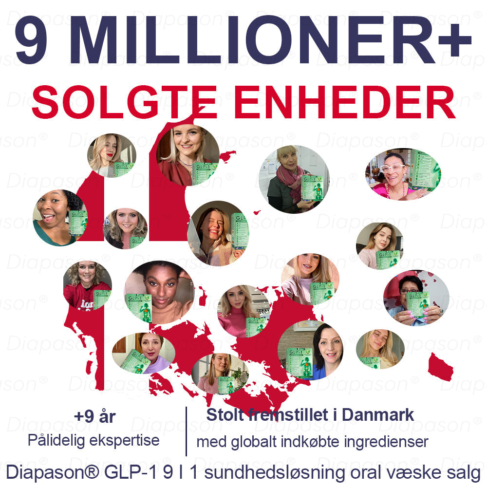Officiel Butik | Diapason® GLP-1 9 I 1 Sundhedsløsning Oral Væske 🌿 Formel til beskyttelse mod kronisk sygdom ☀️