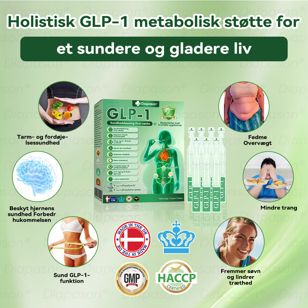 Officiel Butik | Diapason® GLP-1 9-i-1 oral sundhedsvæske 🌿 Formel til beskyttelse mod kronisk sygdom 🏆