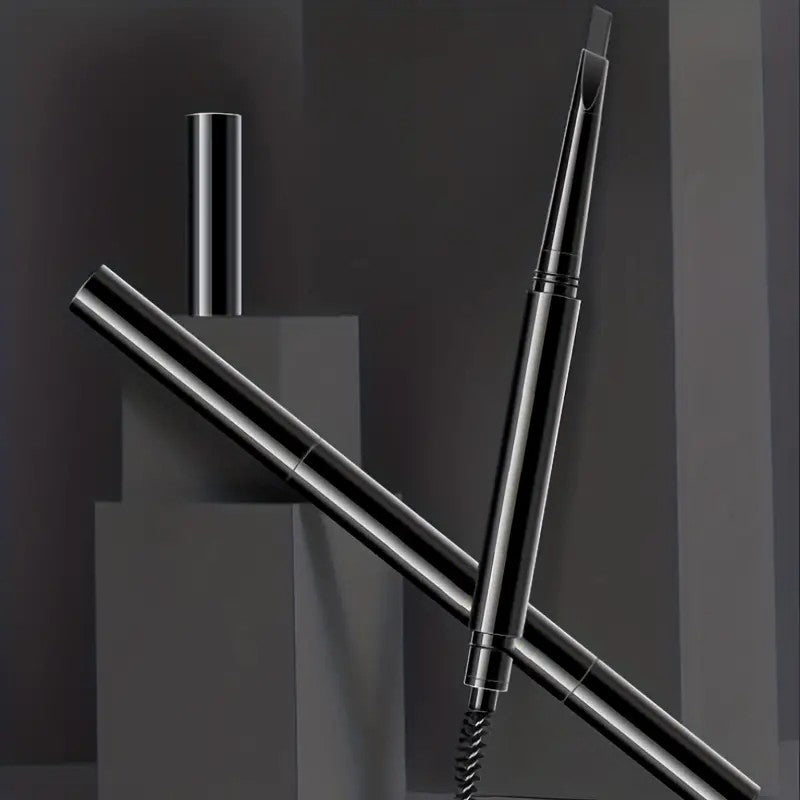 Vandfast dobbelthovedet øjenbrynsblyant med svedresistent børste