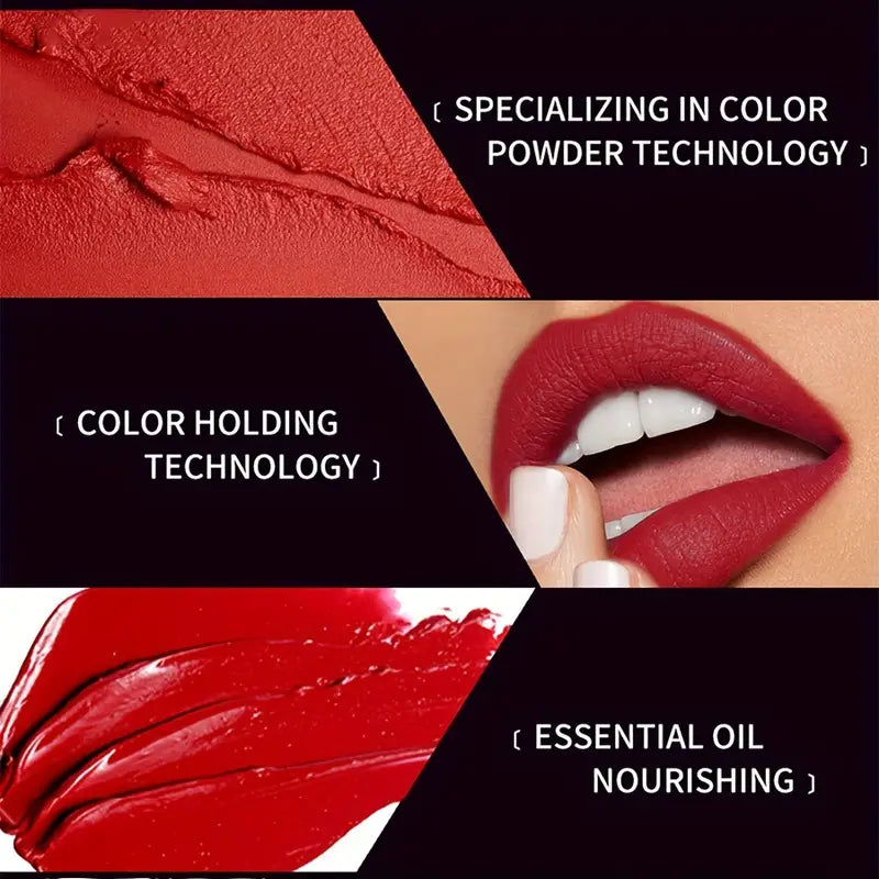 Blå, smudge-fri, fugtgivende, vandig læbepomade